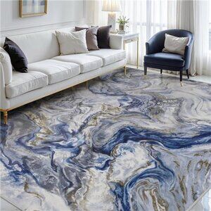 6x9 Area Rugs for Living Room Modern Abstract Rug for Bedroom for Dining Room